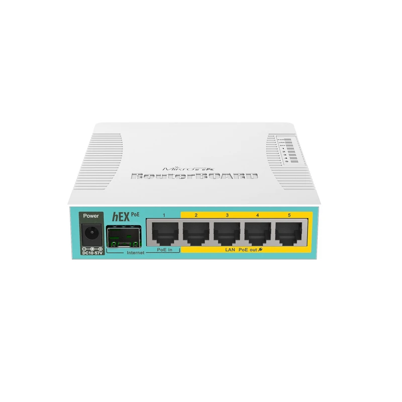 روتر میکروتیک مدل hEX PoE lite